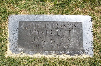George Francis Boatright Marker