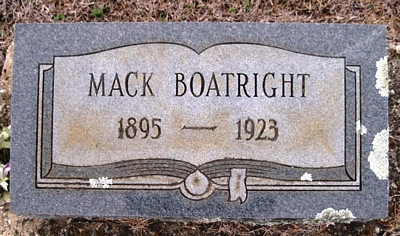 George McDonald Boatright Gravestone