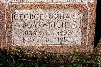 George Richard Boatwright Gravestone