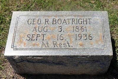 George Ruffin Boatright Gravestone
