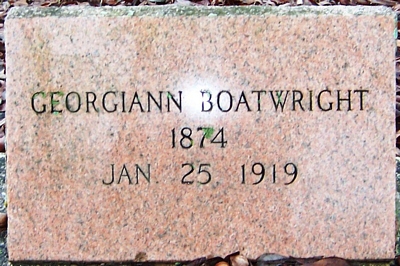 Georgiann Humphrey Boatwright Gravestone