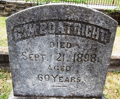 Green W. Boatwright Gravestone