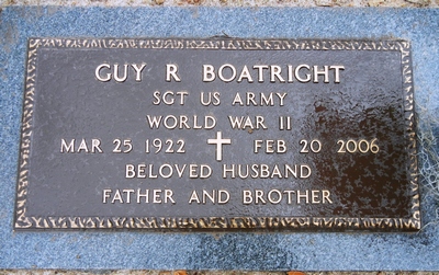 Guy Reginald Boatright Gravestone