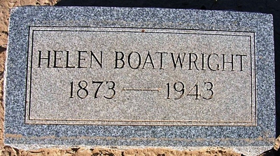 Helen Joy Boatwright Gravestone
