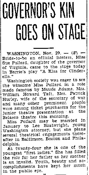 Herbert Lee Boatwright - Suzanne Virginia Pollard Wedding