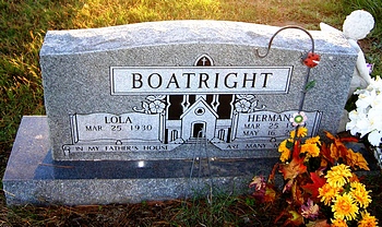 Herman Manson Boatright Gravestone