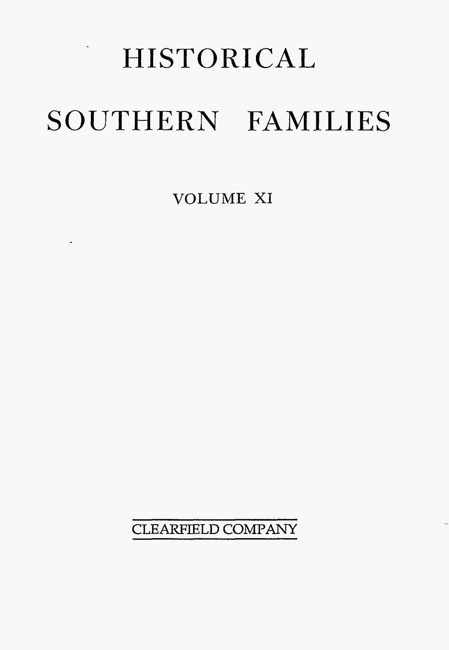 HistoricalSouthernFamilies