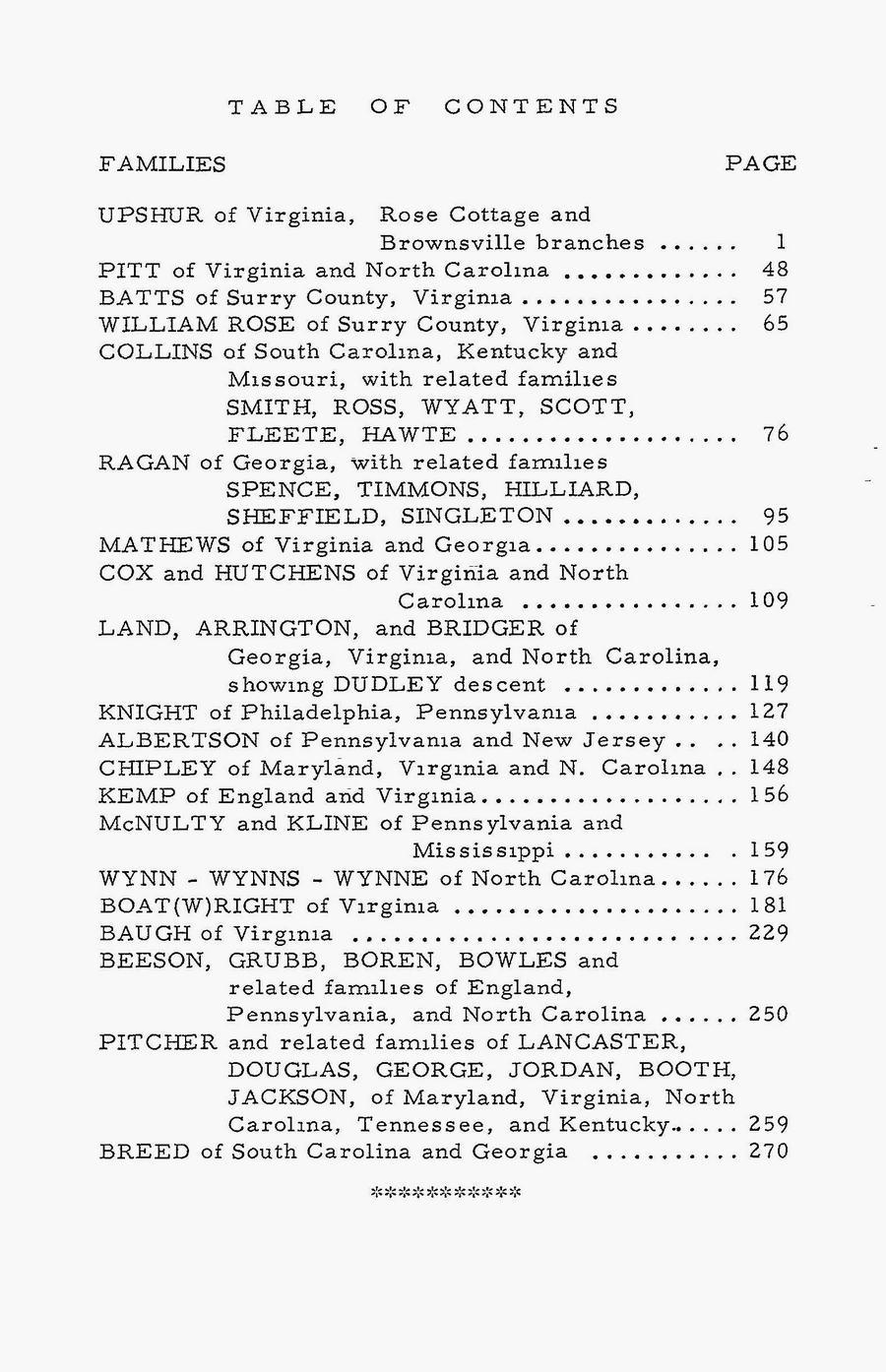 HistoricalSouthernFamilies