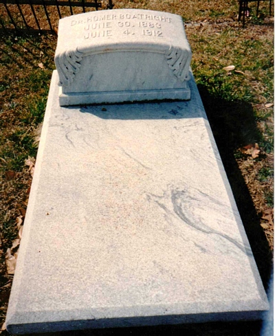 Homer Boatright Gravestone