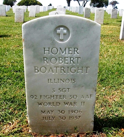 Homer Robert Boatright Gravestone