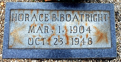 Horace B. Boatright Marker