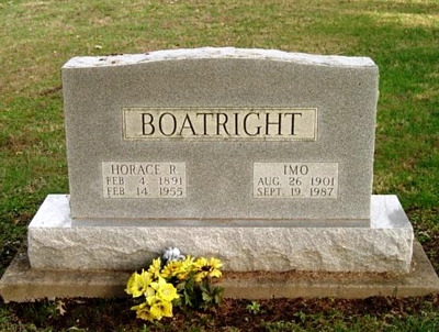 Horace Reginald Boatright Gravestone