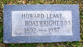 Howard Leake Boatwright Marker