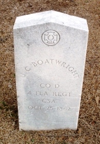 Jacob C. Boatwright Gravestone
