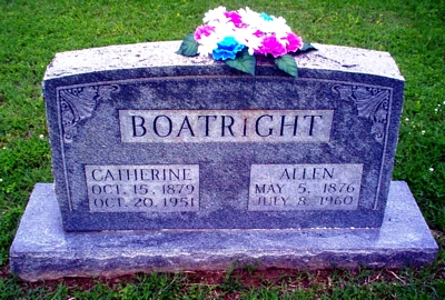 James Allen Boatright Gravestone: