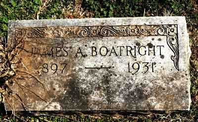 James Arthur Boatright Gravestone