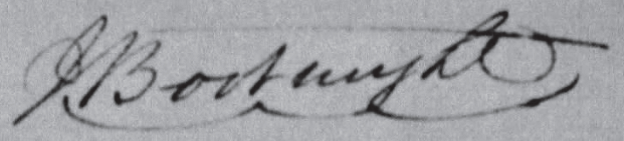 James Bootwright Signature