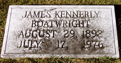James Kennerly Boatwright Gravestone