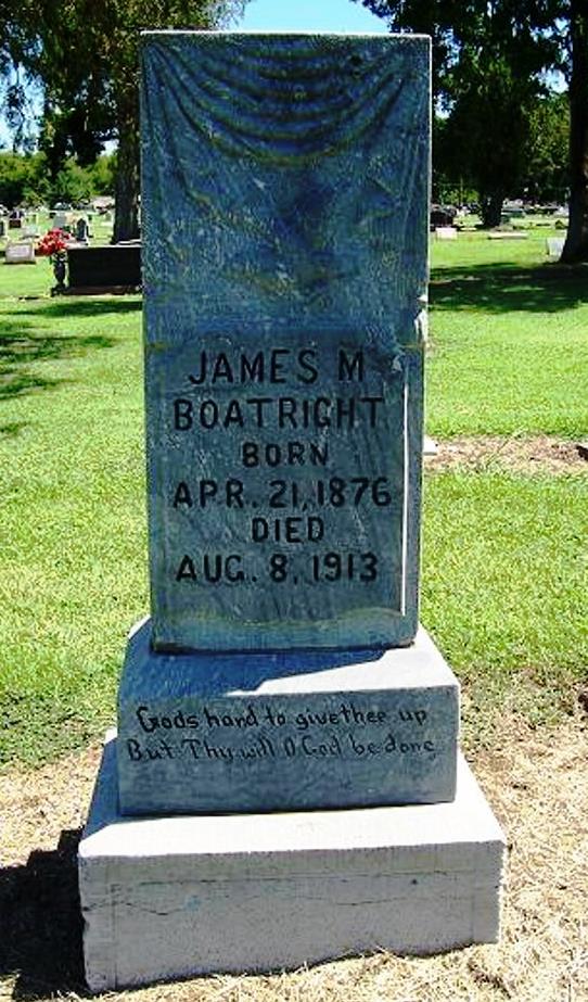 James M. Boatright Gravestone