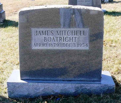 James Mitchell Boatright Gravestone