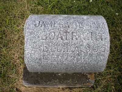 James William Boatright Gravestone