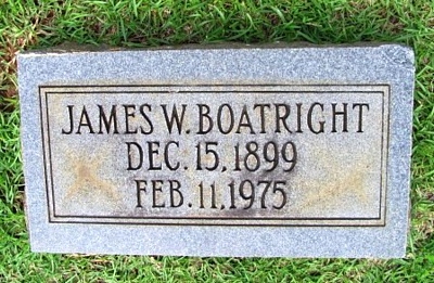 James William Boatright Gravestone