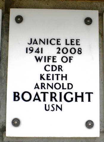 Janice Lee Boatright Gravestone: