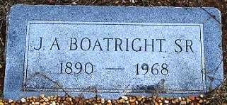 Jesse Albert Boatright Gravestone