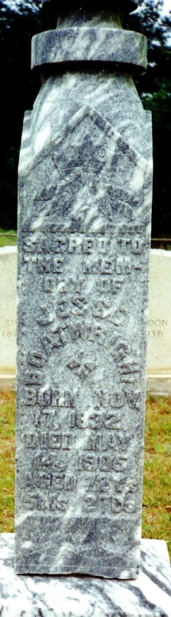 Jesse Captain Boatright Gravestone