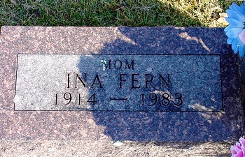 Joel Berton and Ina Fern McKinney Boatright Gravestone