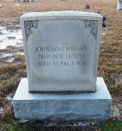 John B. Boatwright Gravestone