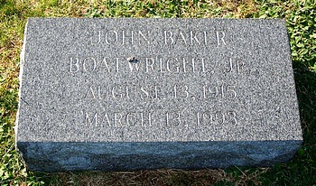 John Baker Boatwright Jr. Marker