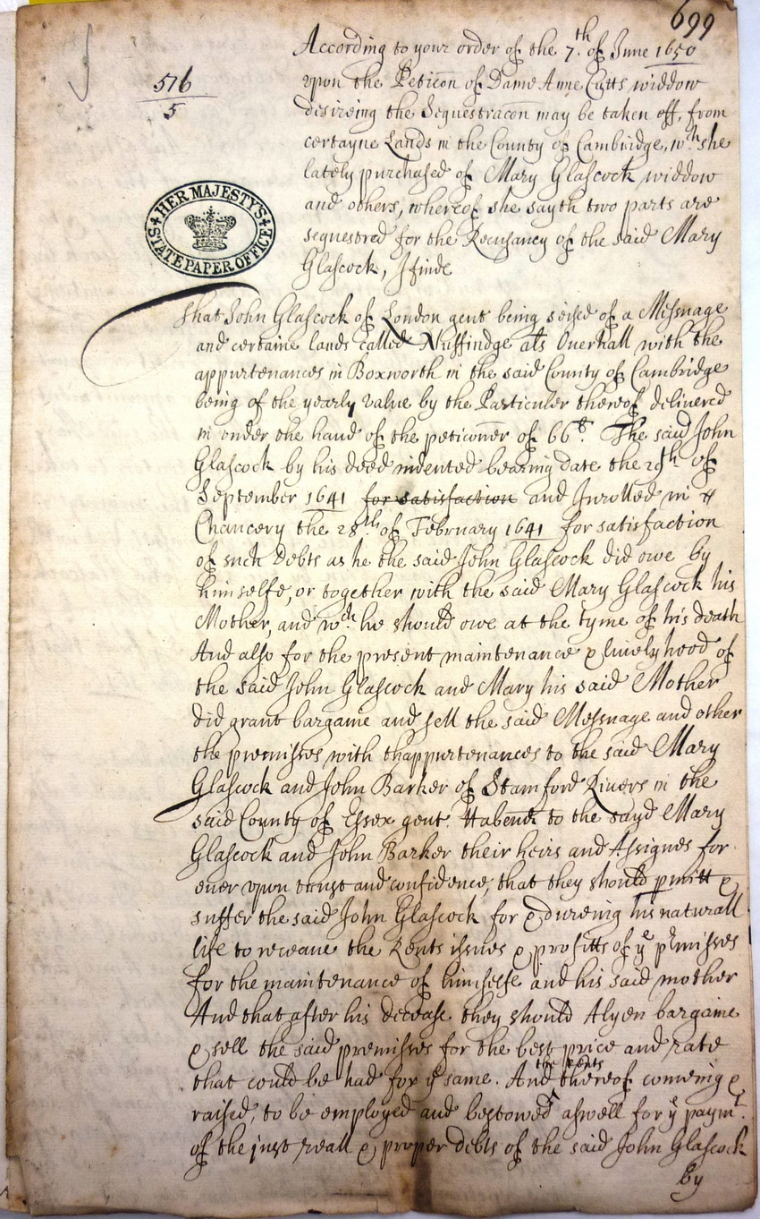 John Botwright Royalist Papers: