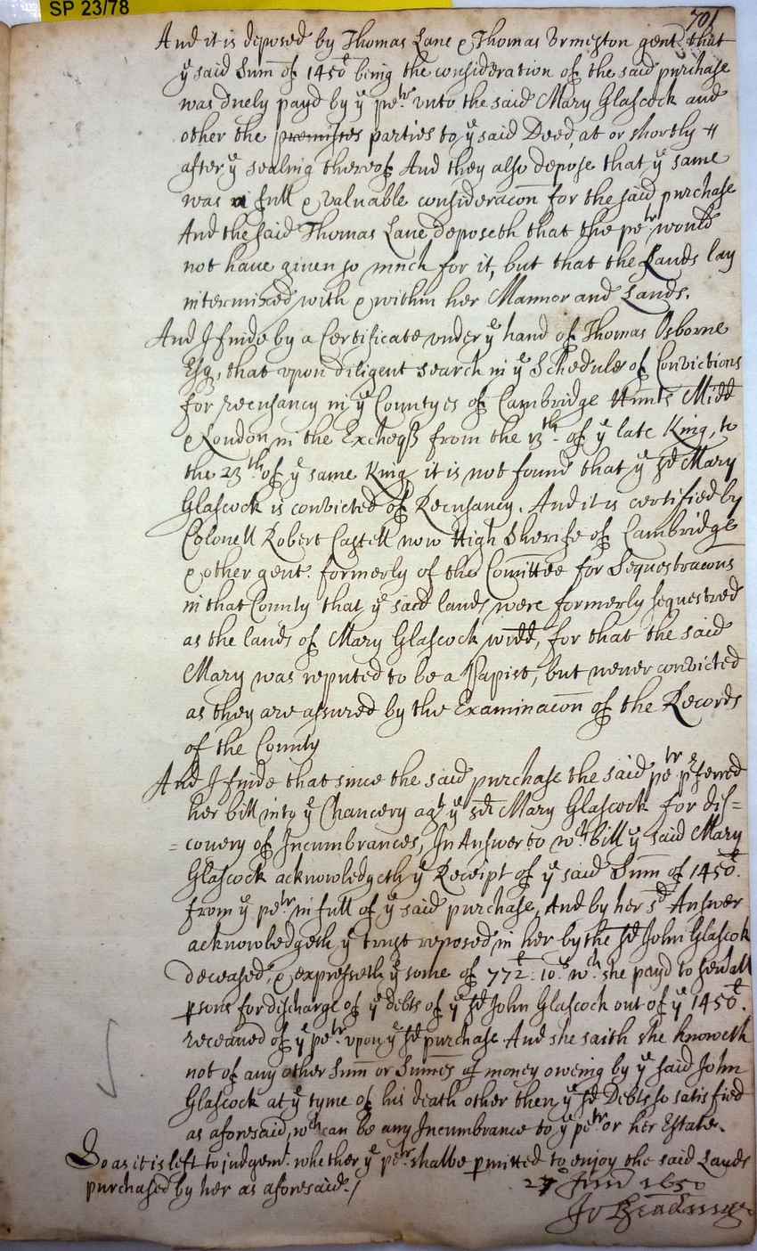 John Botwright Royalist Papers: