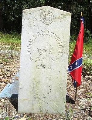 John Franklin Christopher Boatwright Gravestone