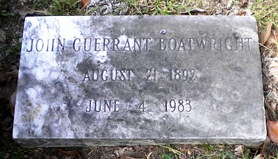 John Guerrant Boatwright Gravestone