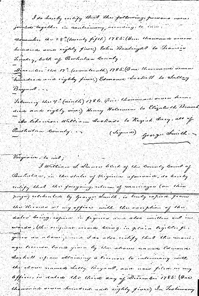 John Joseph Boatwright and Frances Elizabeth Tinsley Marriage Record