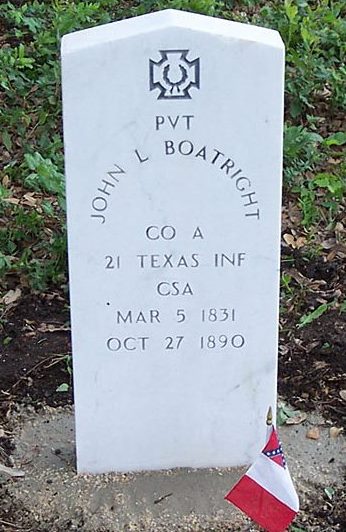 John L. Boatright Gravestone