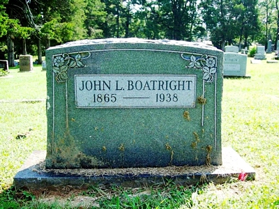 John L. Boatright Gravestone