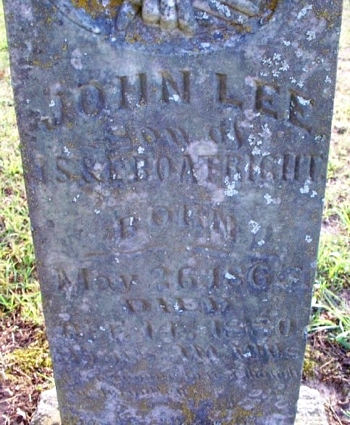 John Lee Boatright Gravestone