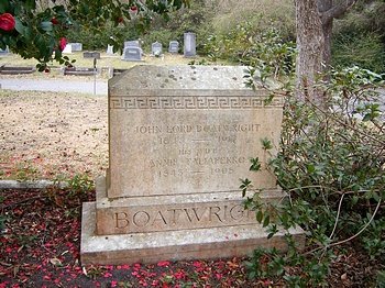 John Lord and Anne Pendleton Taliaferro Boatwright Gravestone