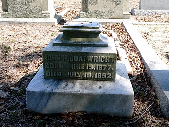 John Nicholson Boatwright Gravestone