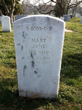 Mary Jane Redpath Boatwright Gravestone: