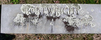 John Threewitz and Mable Johnson Boatwright Gravestone