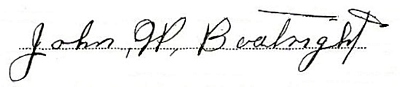 John William Boatright Signature: