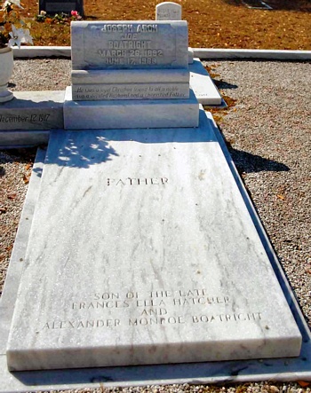 Joseph Arch Boatright Gravestone
