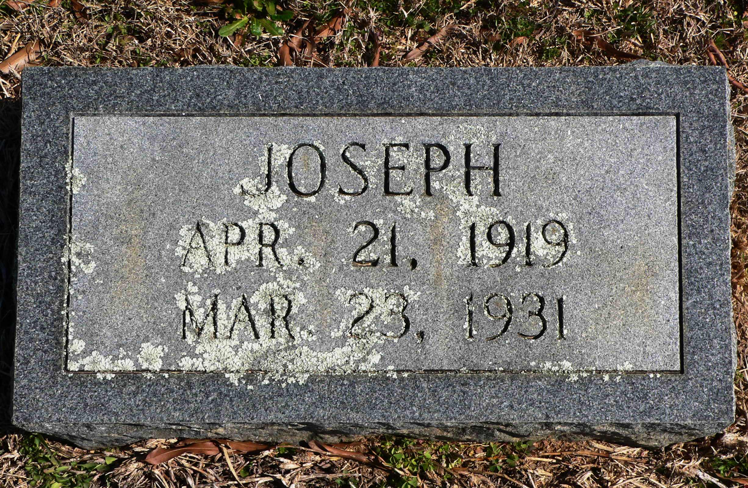 Joseph Boatwright Gravestone