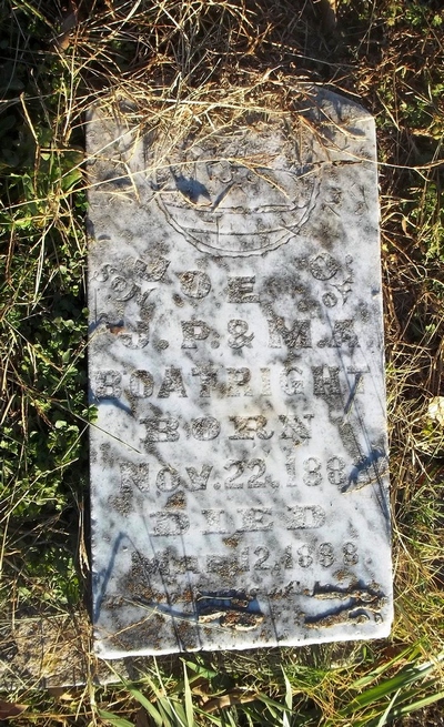 Joseph Oswald Boatright Gravestone