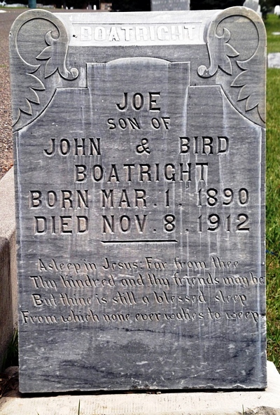 Joseph Smith Boatright Gravestone