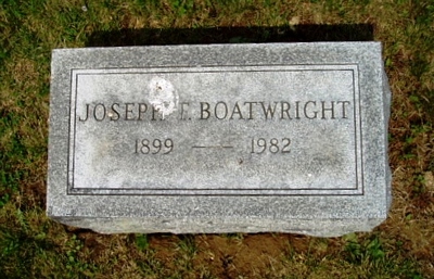 Joseph Thaddeus Boatwright Gravestone